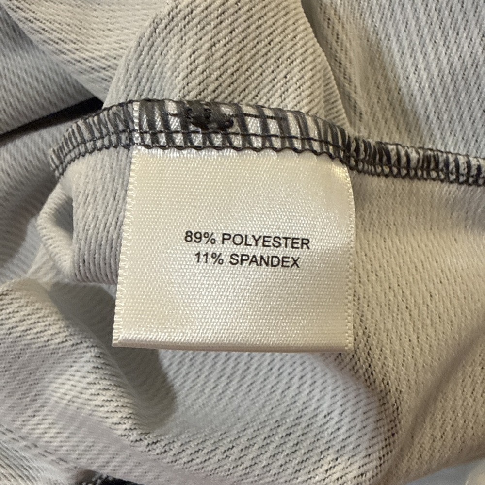Peter Millar MPS Design Perth Stripe Performance Quarter-Zip Gray White Mens XL - Picture 5 of 9